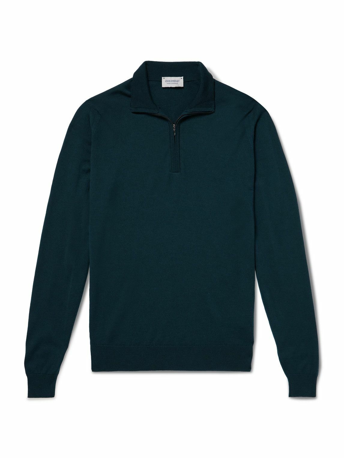 John Smedley Men's Gonson Crew Knit in Hepburn Smoke John Smedley