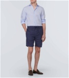 Frescobol Carioca Felipe linen and cotton shorts