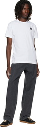 COMME des GARÇONS PLAY White Heart Emblem T-shirt
