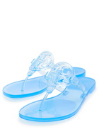 Tory Burch Miller Logo Jelly Sandals Blue