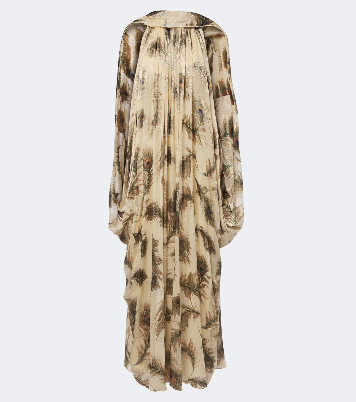 Zimmermann Ascent Burnout printed silk halterneck gown