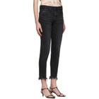 Moussy Vintage Black Staley Tapered Jeans