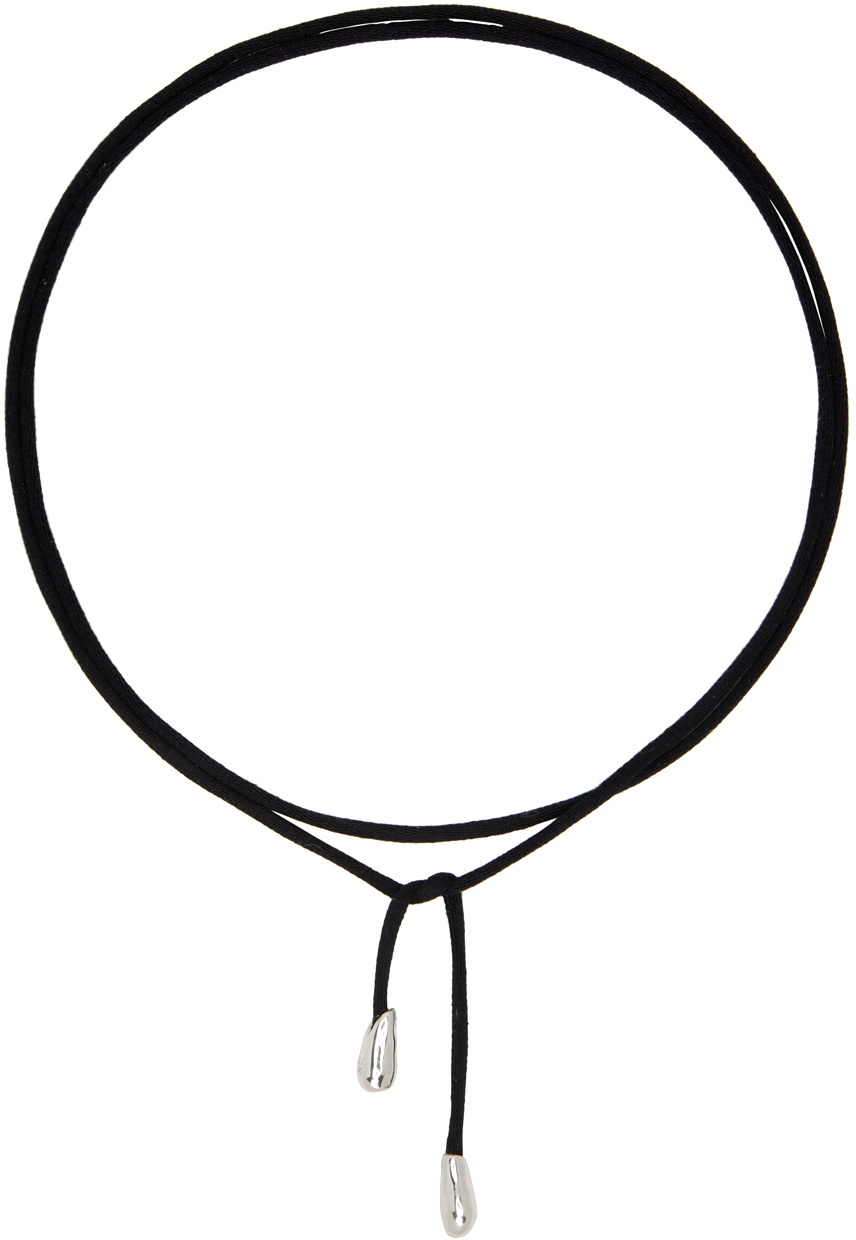Sophie Buhai Black Elegant Shoelace Choker Sophie Buhai