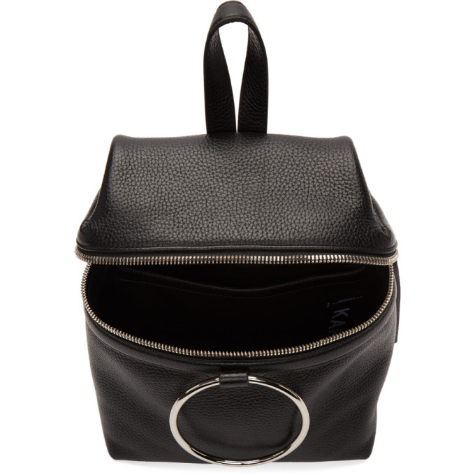 Kara SSENSE Exclusive Black Small Ring Backpack Kara display picture 1