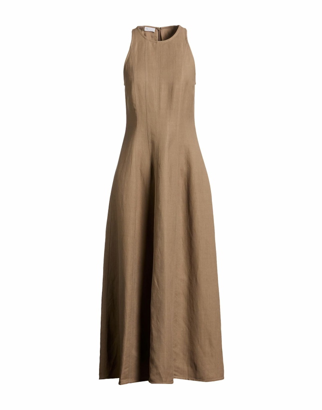 Photo: Brunello Cucinelli Womens Maxi dress Light brown