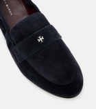 Tory Burch Logo suede loafers