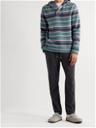 Faherty - Pacific Striped Cotton-Blend Jacquard Hoodie - Multi