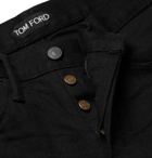 TOM FORD - Slim-Fit Selvedge Stretch-Denim Jeans - Black