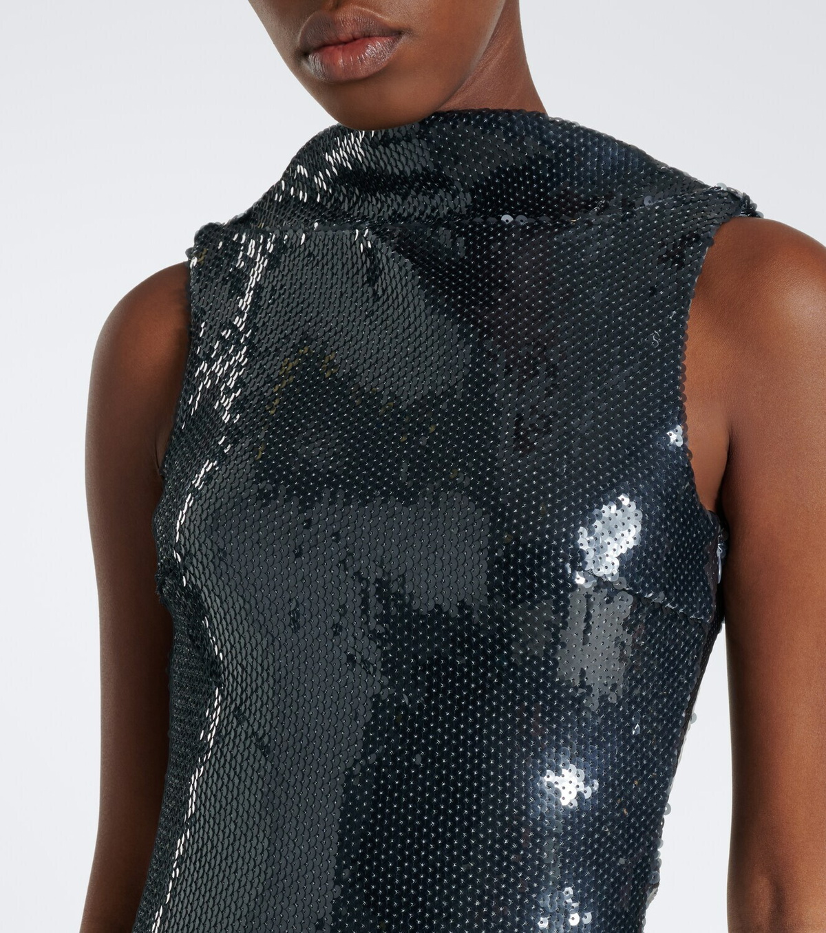 Retrofête Liela open-back sequined gown