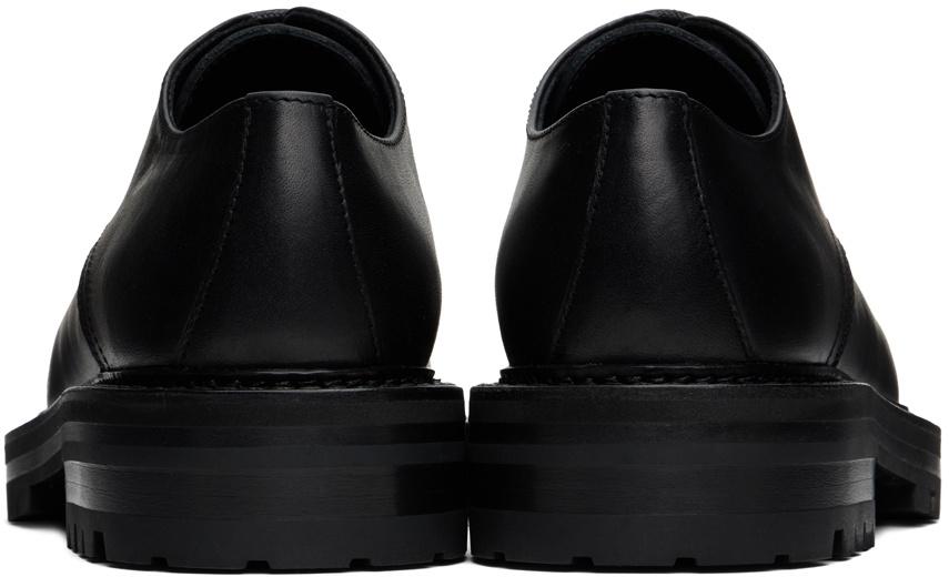 Dries Van Noten Black Leather Derbys