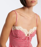 Montce Lena gingham minidress