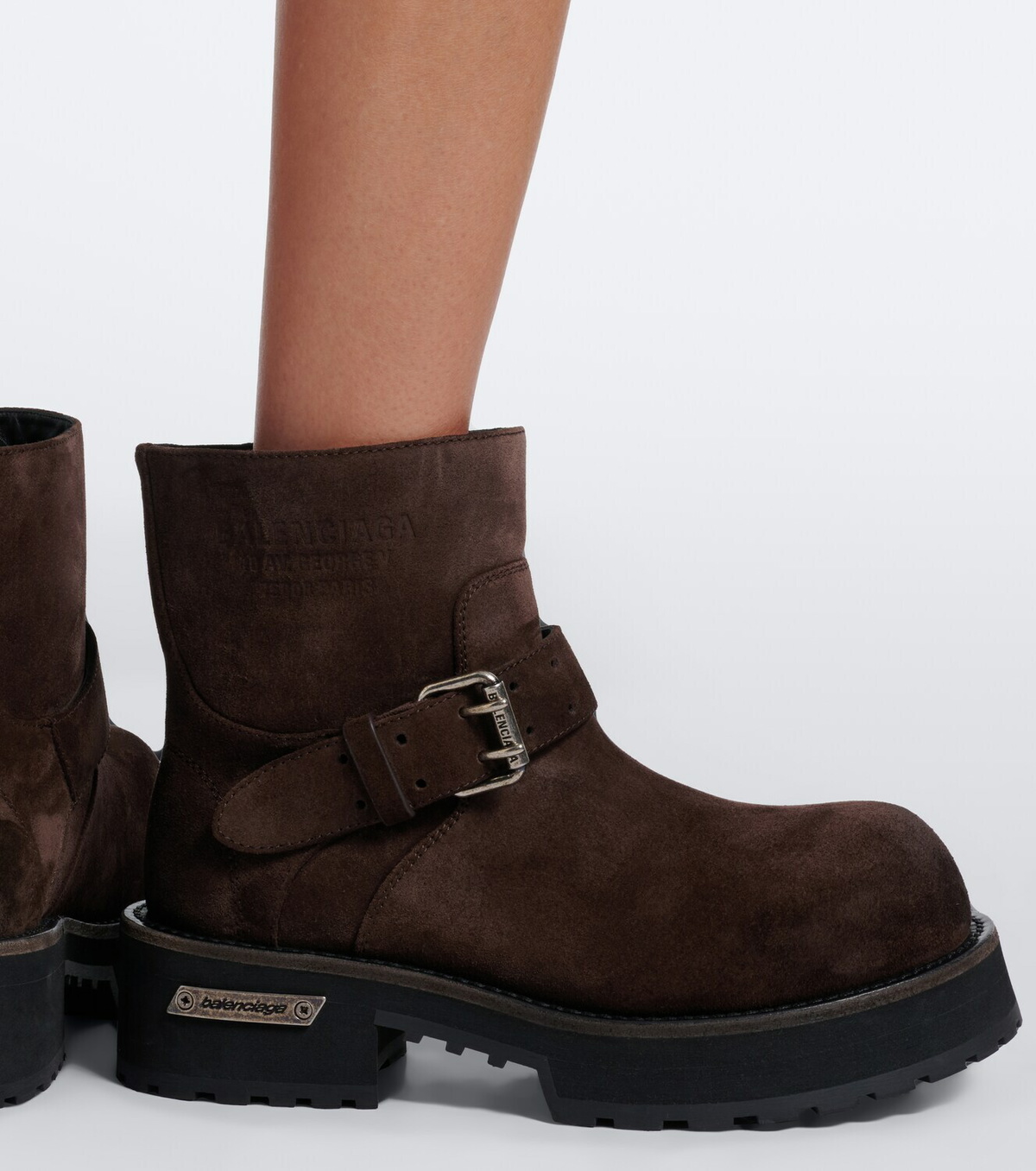 Balenciaga Venom Mini suede ankle boots