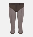 Magda Butrym Skinny capri pants and briefs set