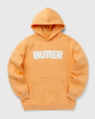 Butter Goods Rounded Logo Pullover Hood Orange - Mens - Hoodies