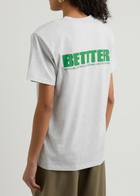 Bettter Mother Printed Cotton T-shirt Grey