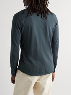 Faherty - Seasons Slub Organic Cotton-Jersey Shirt - Blue