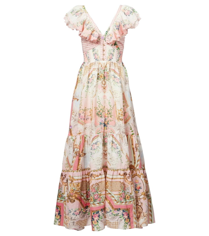 Photo: Camilla Tiered linen maxi dress