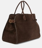 The Row - Soft Margaux 17 suede tote