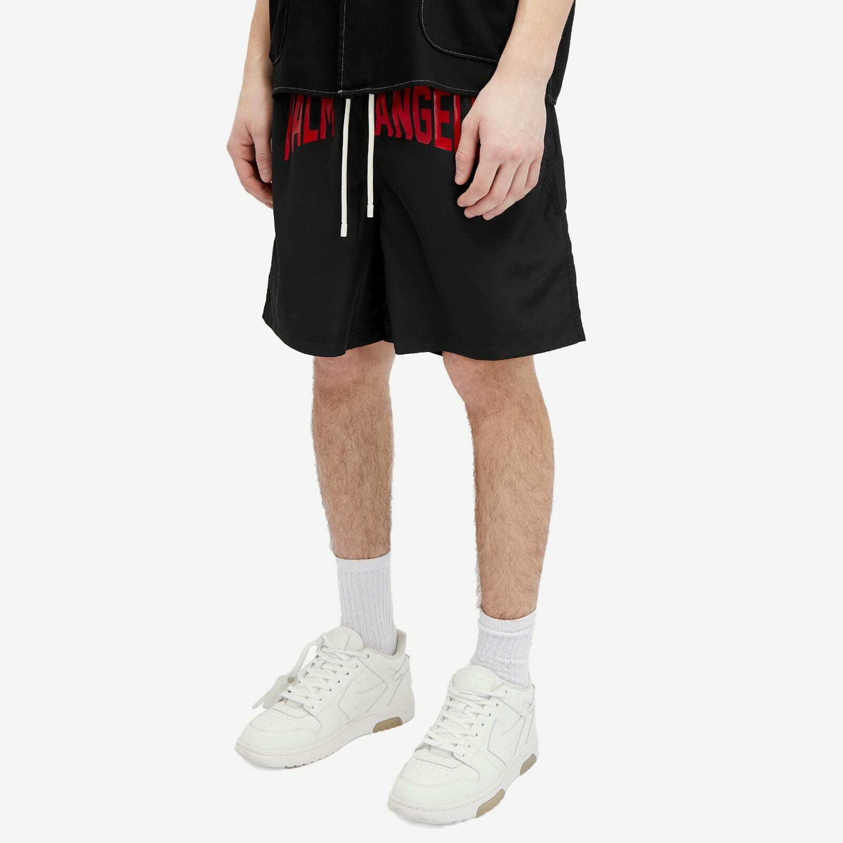 Palm Angels Men's PA City Swim Shorts in Black