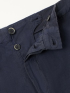 Barena - Straight-Leg Garment-Dyed Cotton Trousers - Blue