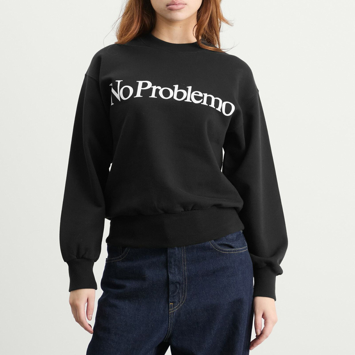 No Problemo Women's Sweatshirt in Black
