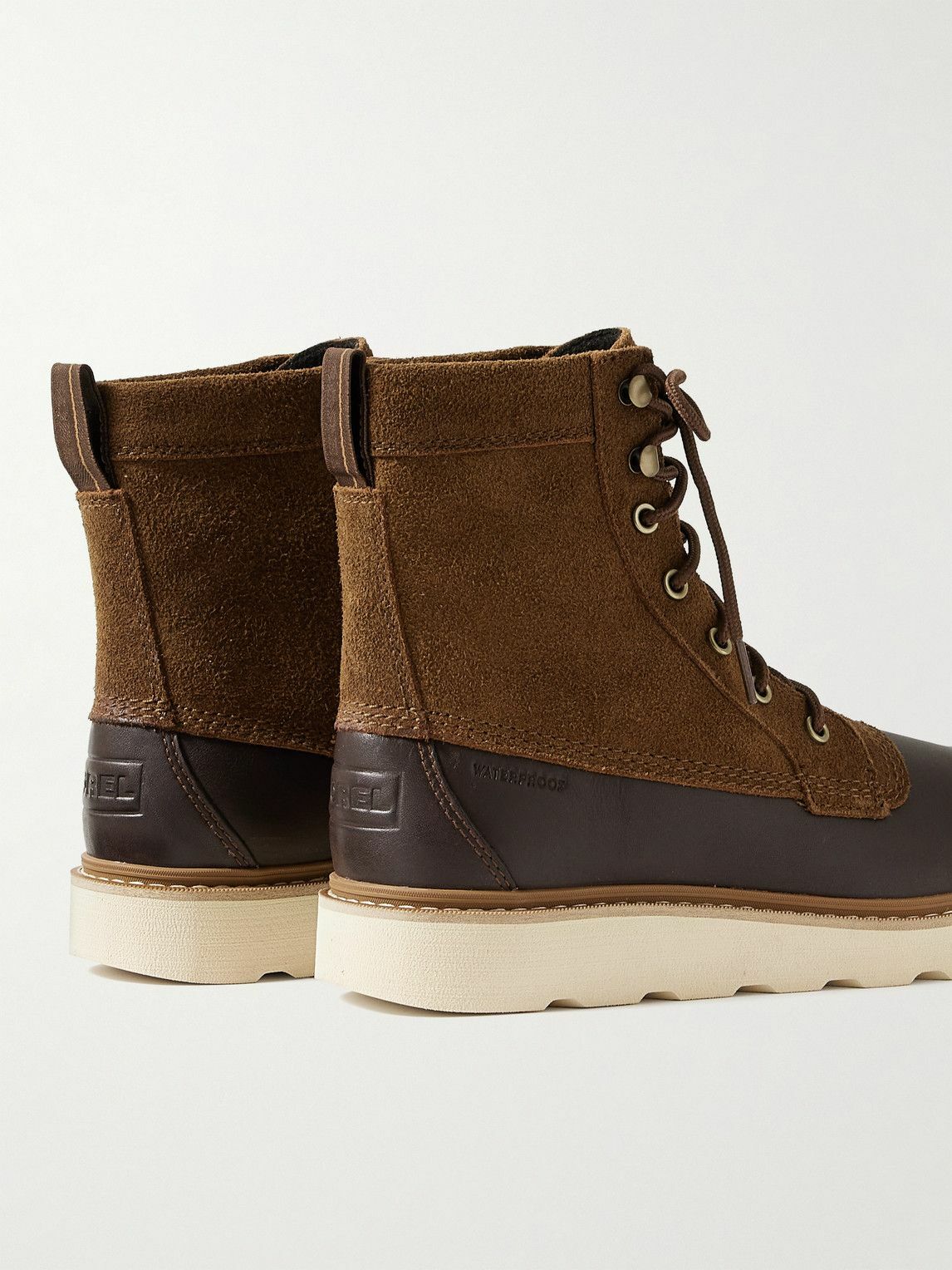 Sorel - SLABTOWN 62'™ CARIBOU Suede and Leather Boots - Brown