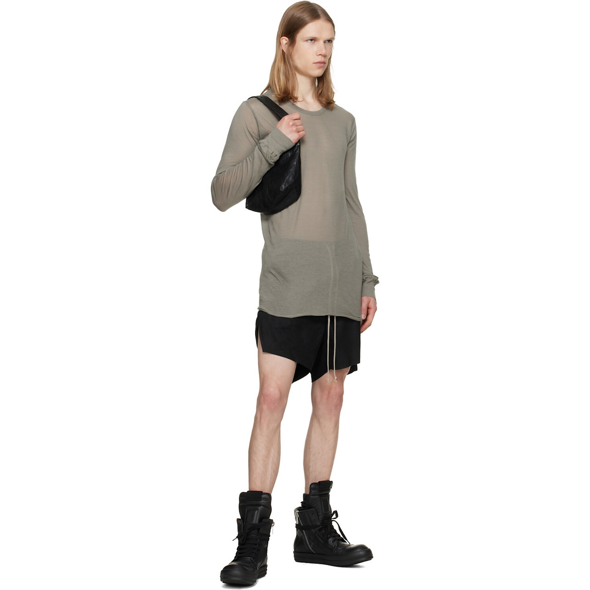 Rick Owens Black Tower Disco Gemini Bag