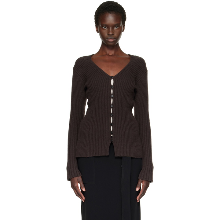 Photo: Proenza Schouler Brown Valeria Cardigan
