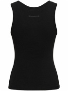 MM6 MAISON MARGIELA - Stretch Cotton Ribbed Tank Top