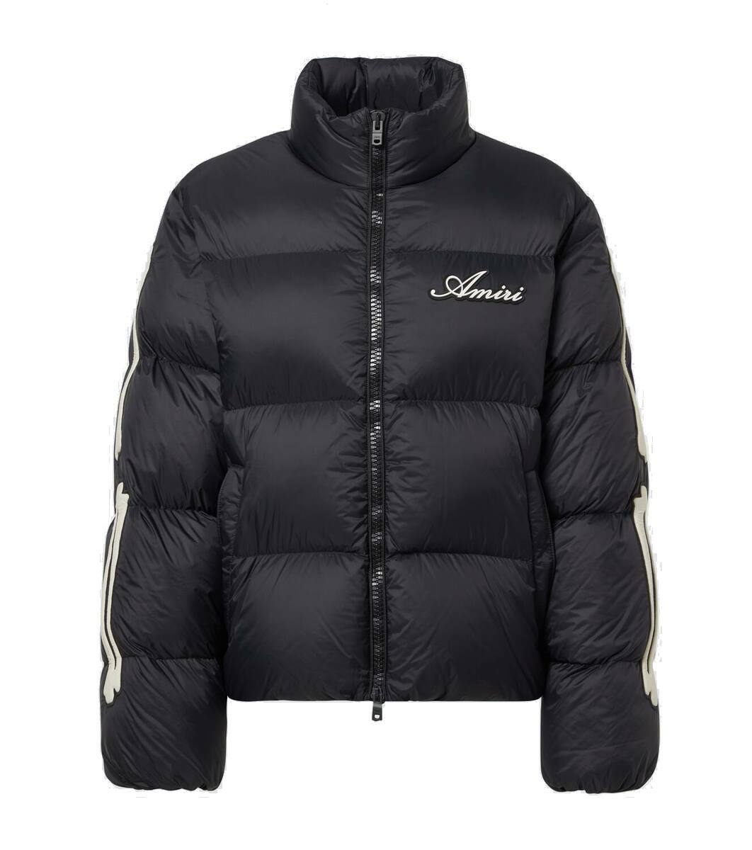 AMIRI Black MA Quad Jacquard Down Jacket Amiri