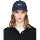 A.P.C. Navy Charlie Baseball Cap
