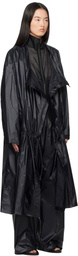 Gabriela Coll Garments Black No.314 Technical Long Coat