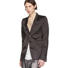 Rick Owens Black Extreme Soft Blazer