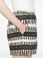 Maison La Plage Brown Kenya Linen Mini Shorts