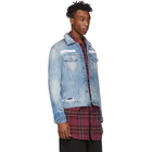 Diesel Blue Denim Nhill-Tm Jacket