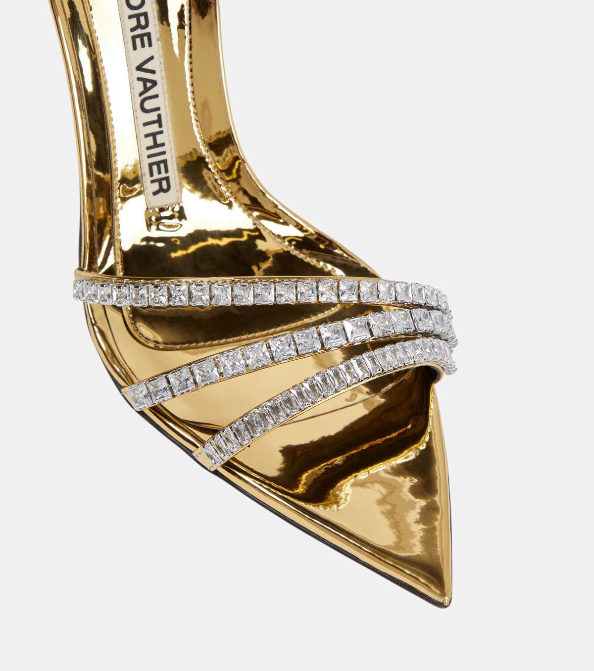 Alexandre Vauthier Embellished patent leather sandals