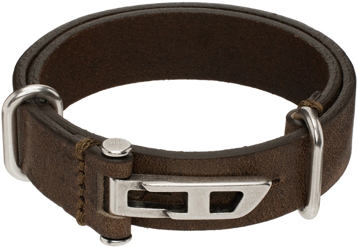 Photo: Diesel Brown A-Aron Leather Bracelet