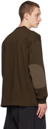 meanswhile Brown Luggage Long Sleeve T-Shirt