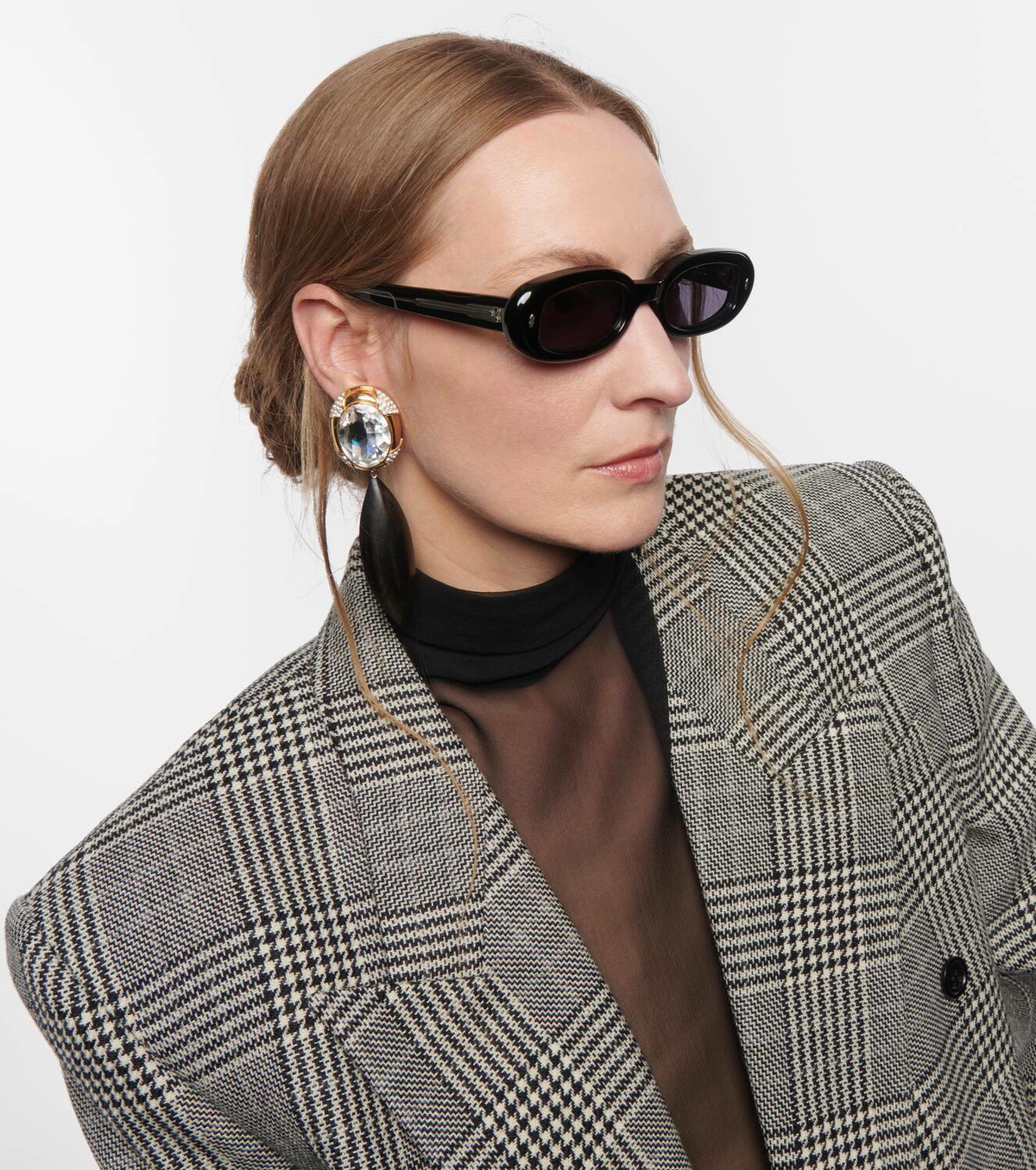 Jacques Marie Mage Besset oval sunglasses