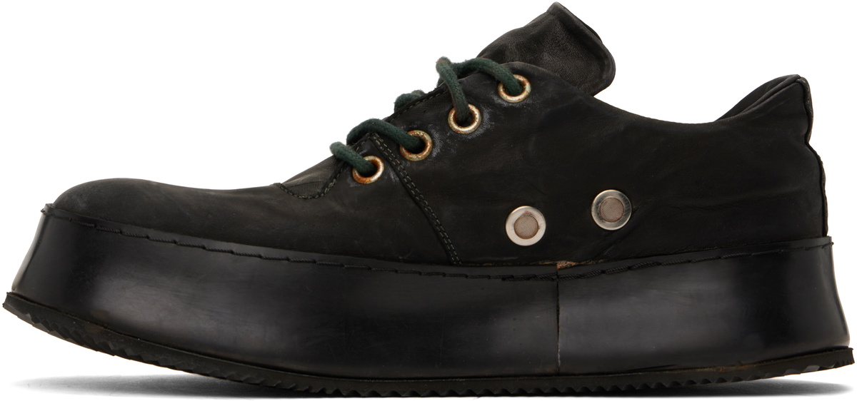 A Diciannoveventitre Black Canua Low Sneakers