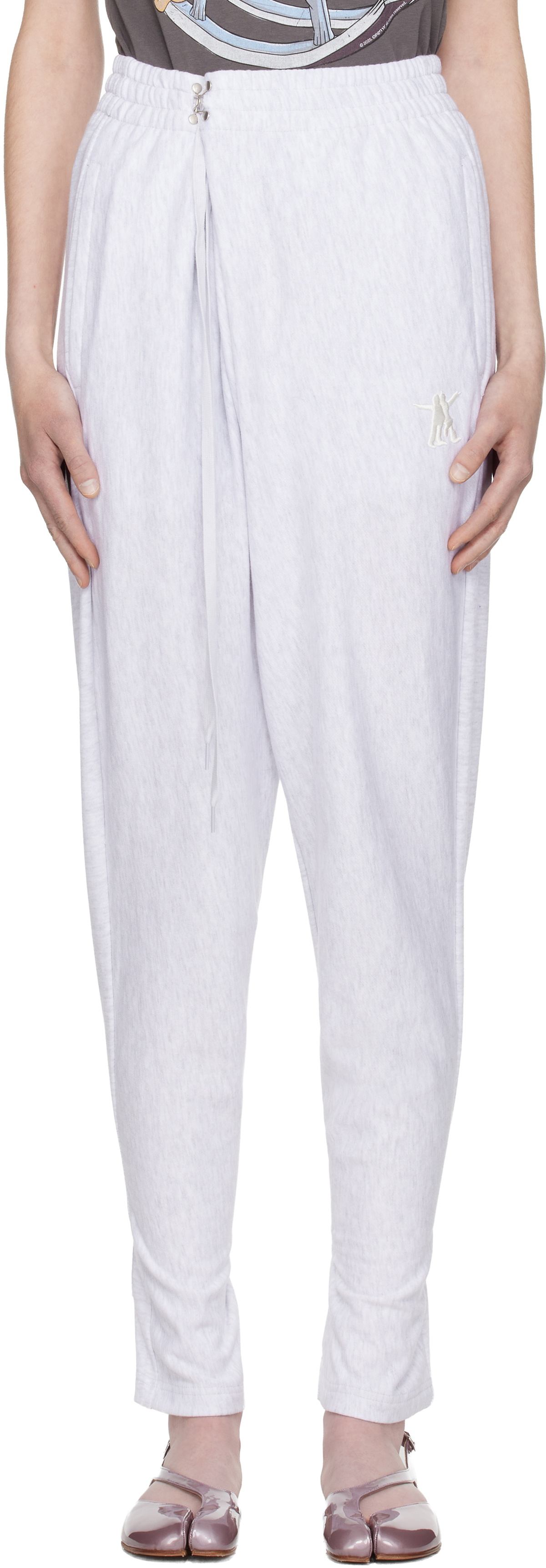 OPEN YY Gray Convertible Sweatpants