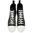 Moschino Black Mickey Rat High-Top Sneakers