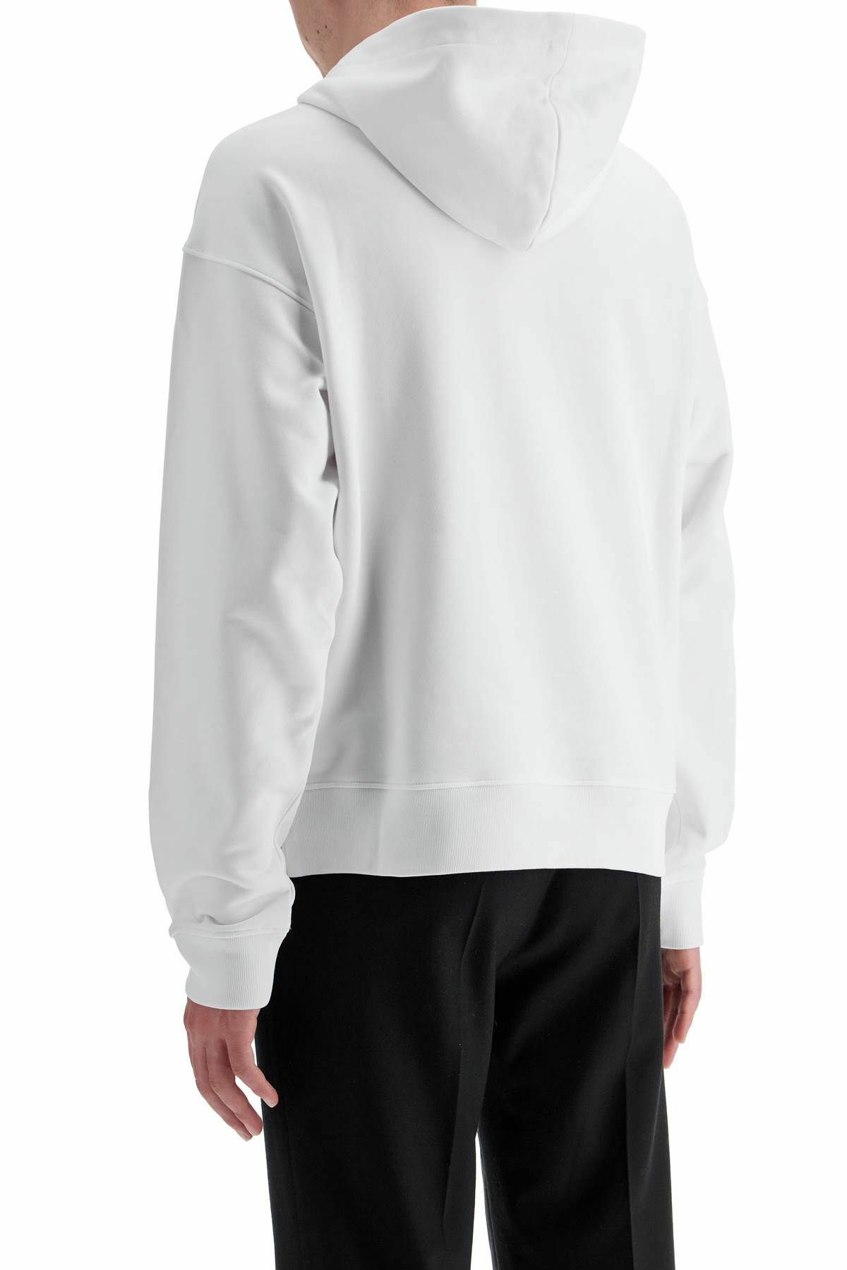 パーカー・フーディ MOSCHINO Men Sweater V1729 20281001 WHITE ホワイト（白）系 Moschino(モスキーノ) パーカー・フーディ