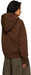Entire Studios Brown Eternal Zip Hoodie
