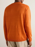 Anderson & Sheppard - Linen Sweater - Orange