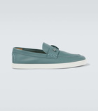 Christian Louboutin Chambeliboat leather boat shoes