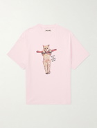 Story mfg. - Printed Cotton-Jersey T-Shirt - Pink