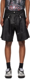 Dsquared2 Black Big Boxer Biker Shorts