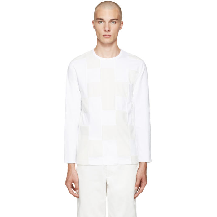 Ganryu White Panelled T-Shirt