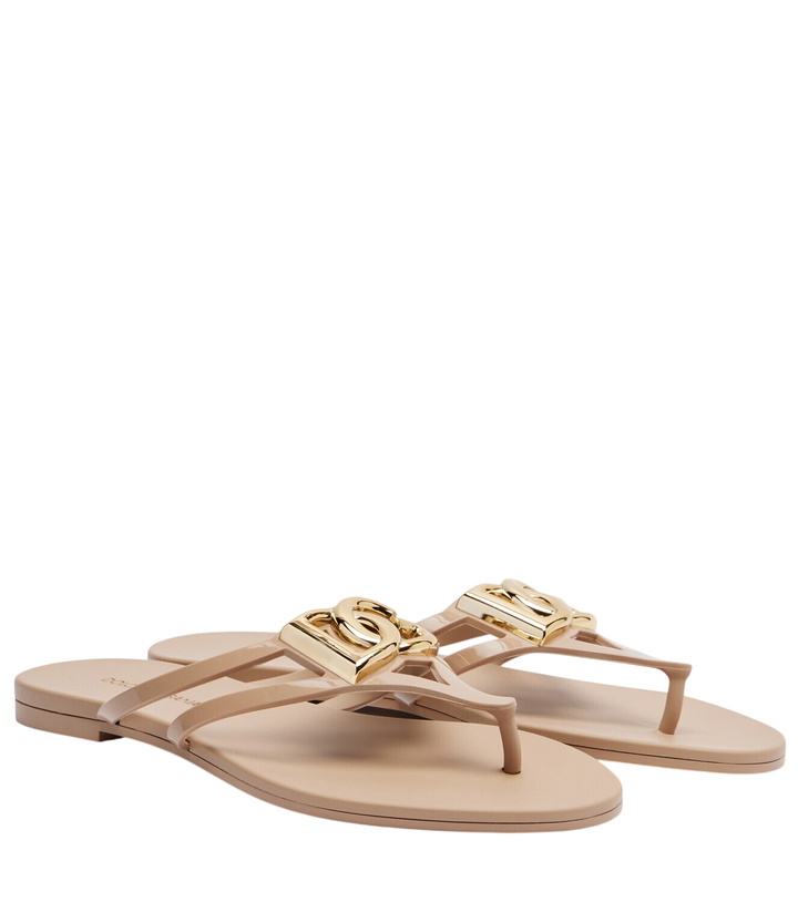 Photo: Dolce&Gabbana DG thong sandals